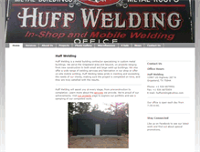Tablet Screenshot of huffwelding.com